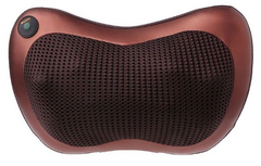 Массажёр-подушка для шеи Massage pillow (CHM-8028) (8 РОЛИКОВ вращение в обе стороны 360°)