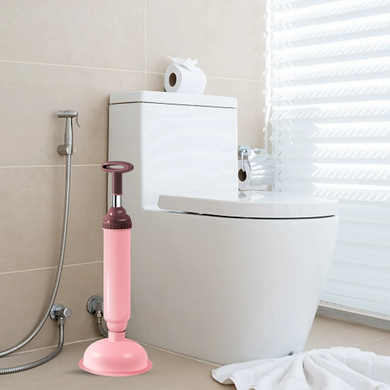 Вантус для прочистки унитаза и раковины (701-7) Розовая