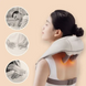 Ударний вібромасажер для спини, плечей та шиї U-подібний масажний пояс для тіла