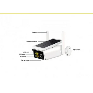 Вулична WIFI камера відеоспостереження Solar ABQ-Q1 Full HD. Програма hisee se