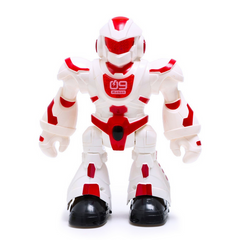 Танцующий робот на радиоуправлении Dance robot (606-3) Белый с красным