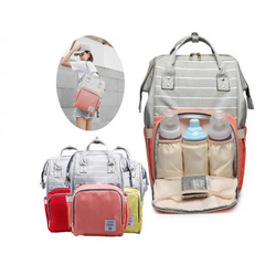 Сумка для мам, уличная сумка для мам и малышей, модная многофункциональная TRAVELING SHAR серый в полоску