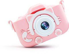Детский цифровой фотоаппарат Smart kids Kitty Котик фотокамера с 2" экраном с встроенными играми