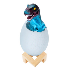 Світильник SUNROZ 3D Dinosaur Динозаврик у яйці з пультом ДУ