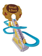 Игровой центр горка-трек с подъемником Small-Duck интерактивная игрушка скользящие утки с музыкой