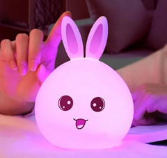 Аккумуляторный силиконовый ночник Зайчик Rabbit Soft Touch