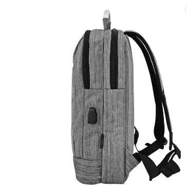 Рюкзак для ноутбука з USB-портом для заряджання, шкільна сумка великої ємності для студента